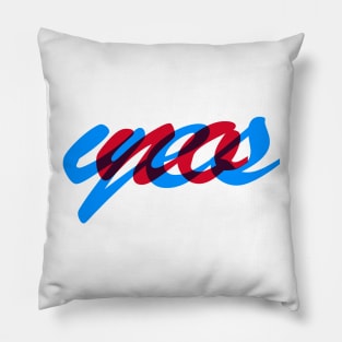 Yes-No Pillow