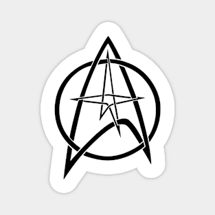 Space Viking Badge Magnet