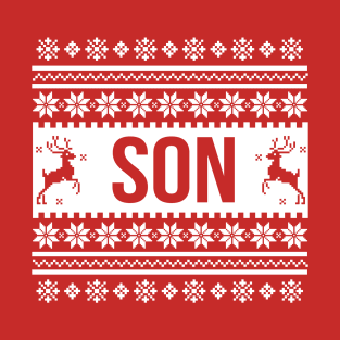 Son shirt Ugly Christmas Sweater kid T-Shirt