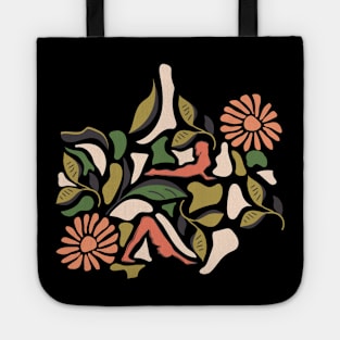 Sun Salutation- Gratitude Yoga in a Flower Garden Tote