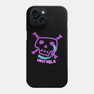 unstable - mental health - design Phone Case