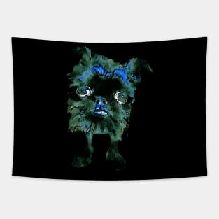 Friendly Halloween Hairball Monster Tapestry