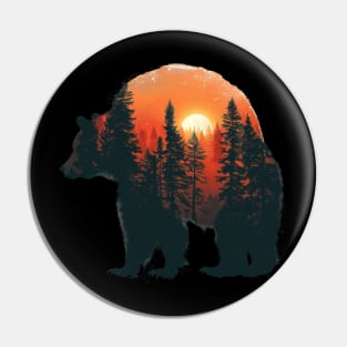 Grizzly Bear Influence Pin