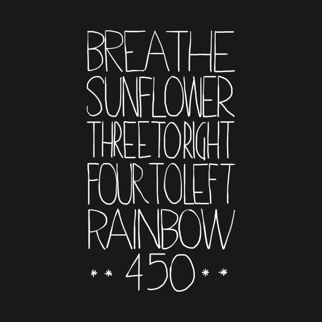 Breathe- sunflower- tree to right- four to left- rainbow- 450 by Aliciathecat