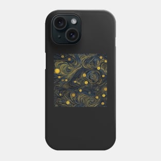 Starry Night Inspired: Vincent Van Gogh Masterpiece Pattern Phone Case