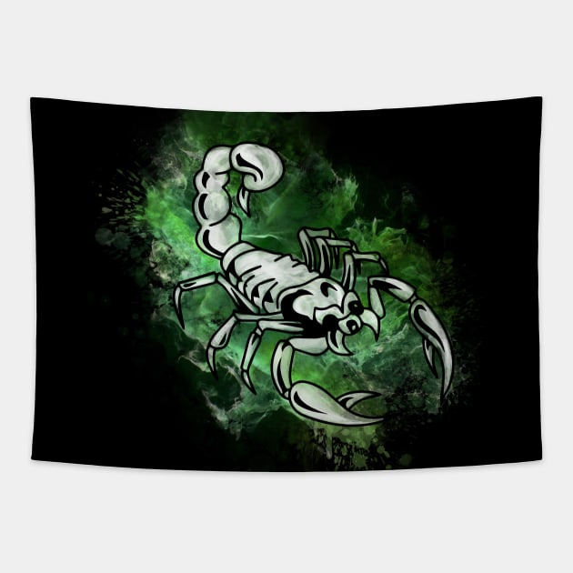 Scorpion Artwork - Poison Tapestry by MythicalWorld