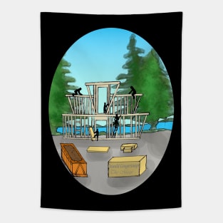 Construction Tapestry