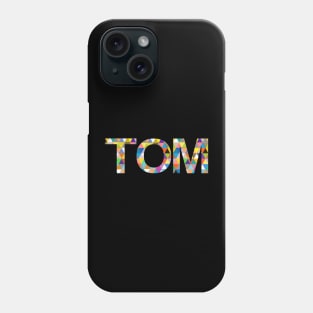 Tom, name, typography Phone Case