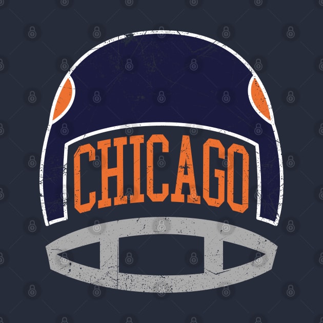 Chicago Retro Helmet - Navy by KFig21