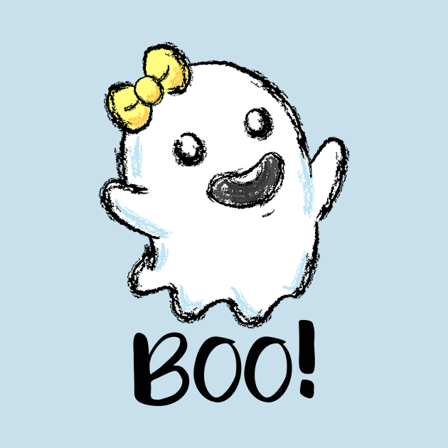 Kids Boo Ghost Halloween costume Kids little ghost by ELFEINHALB