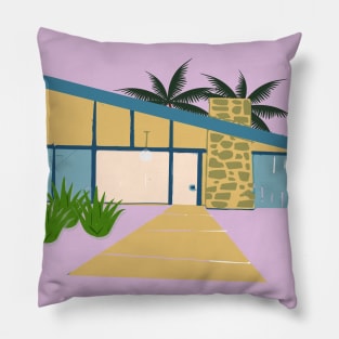 Palm Springs MCM Home Pillow