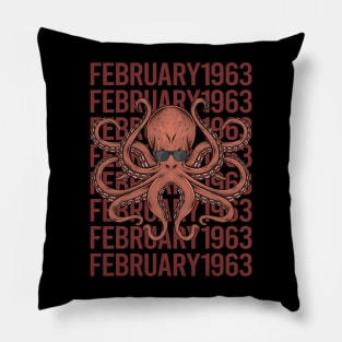 Funny Octopus - February 1963 Pillow