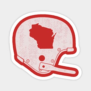 Wisconsin helmet Magnet