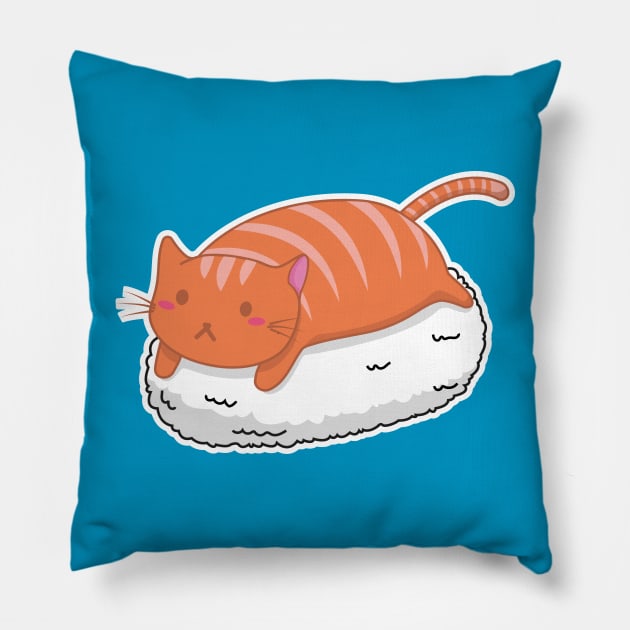 Sushi Cat Pillow by Ldgo14