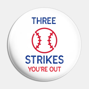 Funny Baseball Design for Baseball lovers. Pin