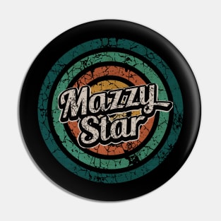 Mazzy Star // Retro Circle Crack Vintage Pin