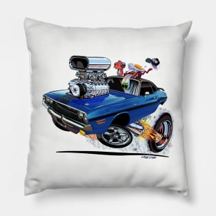 Vince Crain High Octane 1970 Dodge Challenger Pillow