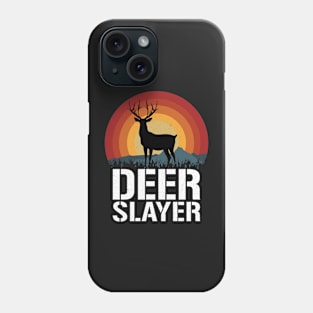 Vintage Sunset Deer Slayer Hunter Phone Case