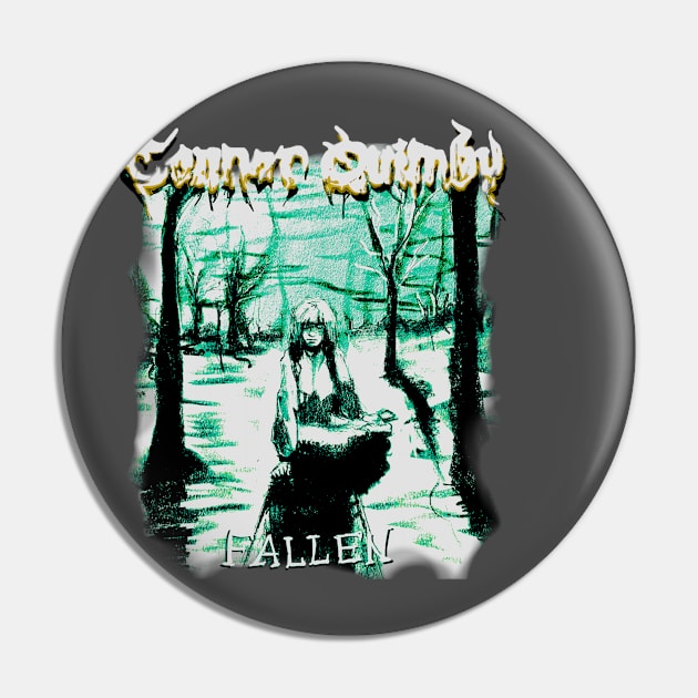 Connor Quimby - Fallen (Green) Pin by Large Clothing