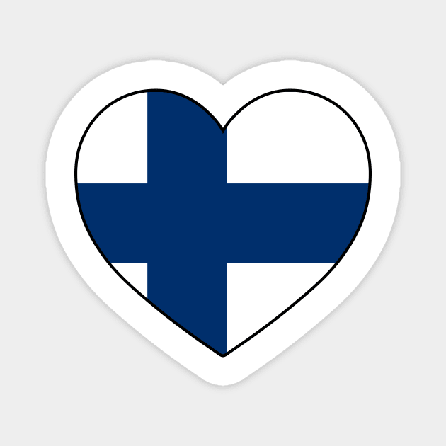 Heart - Finland _107 Magnet by Tridaak