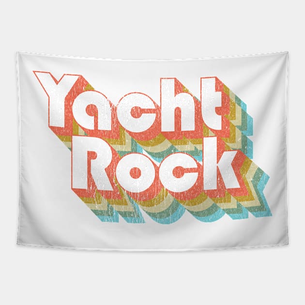 Vintage Fade Yacht Rock Party Boat Drinking Gift Tapestry by Vector Deluxe
