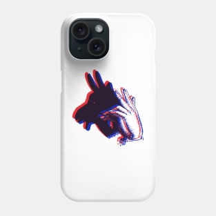 3D Shadow Puppet - GOAT Phone Case