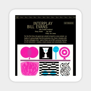 Vintage Bill Jarr Evans Interplay music Album Magnet