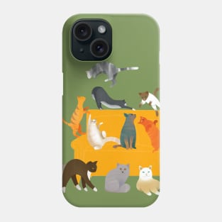 Cute Cats on the Couch Phone Case