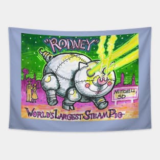 Rodney, World's Largest Steam Pig Tapestry