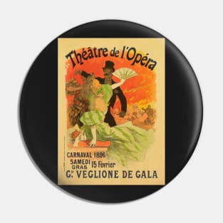 Retro poster - pub - vintage - Théâre de l'Opéra - 1986 Pin