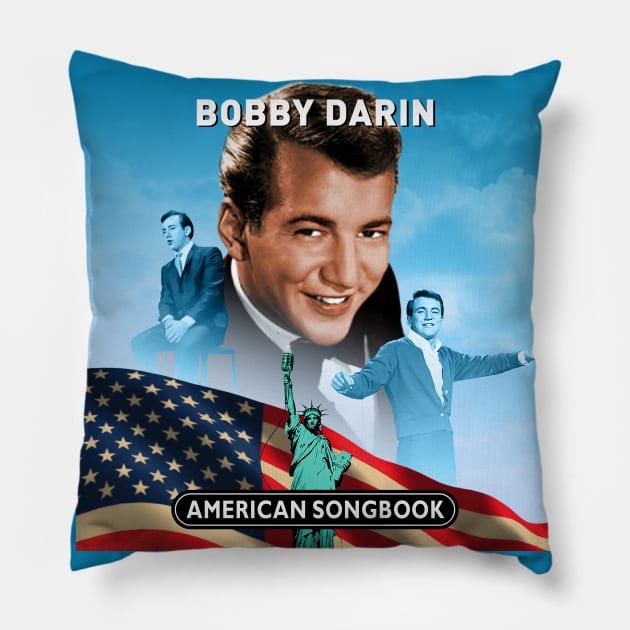 Bobby Darin - American Songbook Pillow by PLAYDIGITAL2020