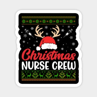 Christmas Nurse Crew Magnet