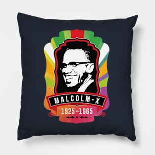 Malcolm X Day Pillow
