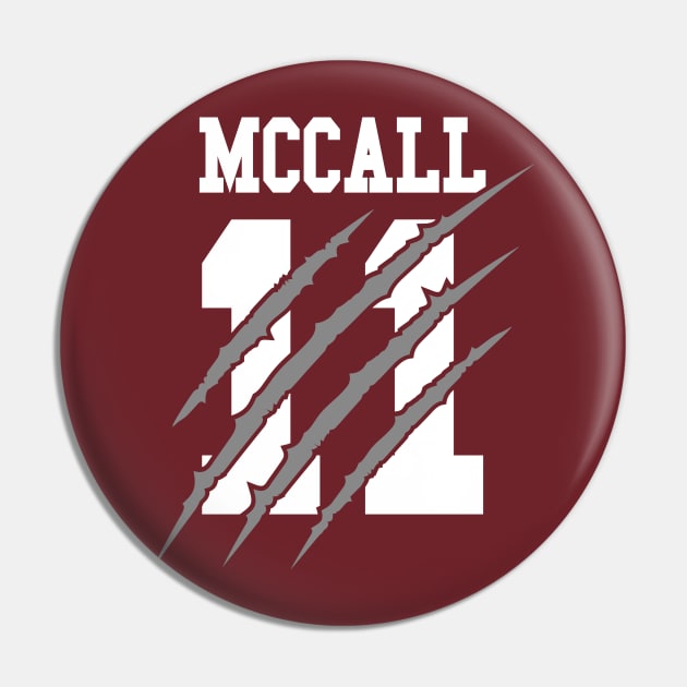 Teen Wolf McCall 11 Lacrosse Beacon Hills Pin by TEEWEB