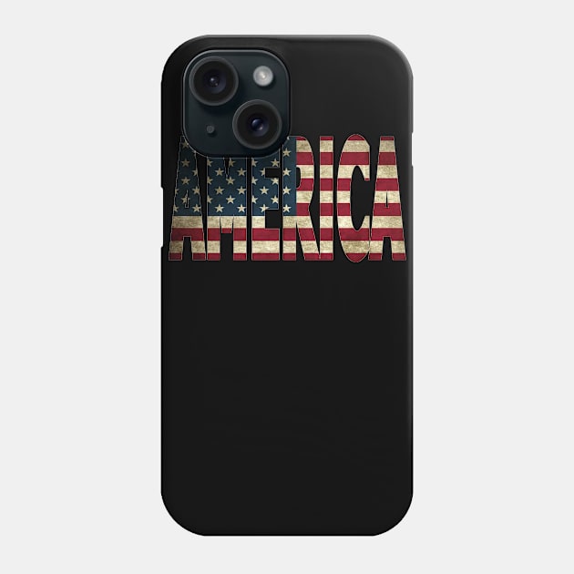 AMERICA HOME FLAG DESIGNED Phone Case by DESIGNBOOK