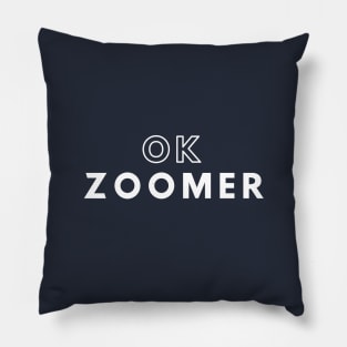 Ok Zoomer Pillow