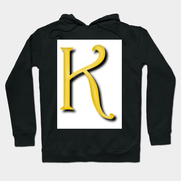 Limited Edition Exclusive Alphabet 13 Letter K Alphabet 13 Letter K Hoodie Teepublic