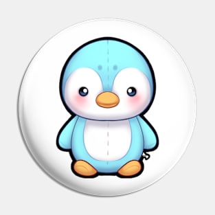 Plushie penguin Pin