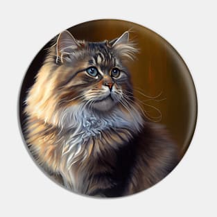 Siberian Cat Pin