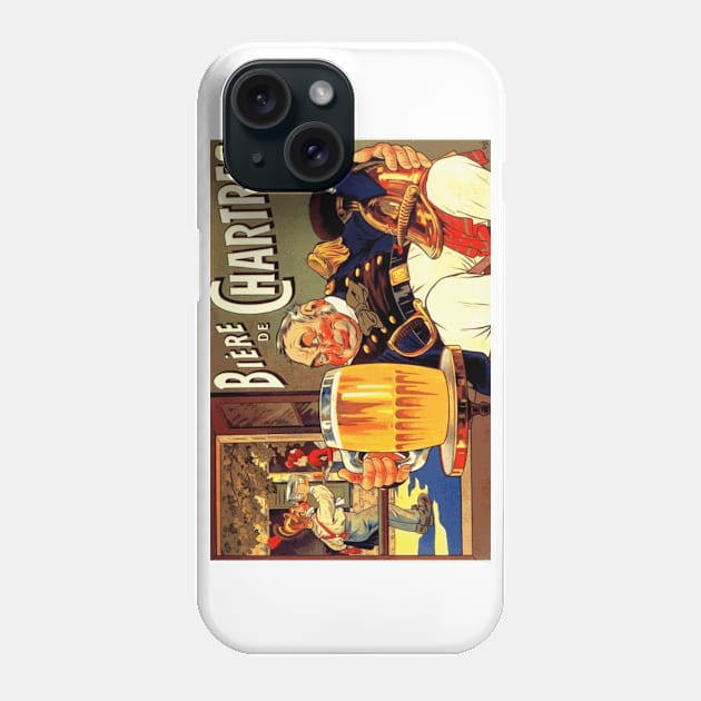 Biere de Chartres - Comical Advertising Art Design Phone Case by Naves