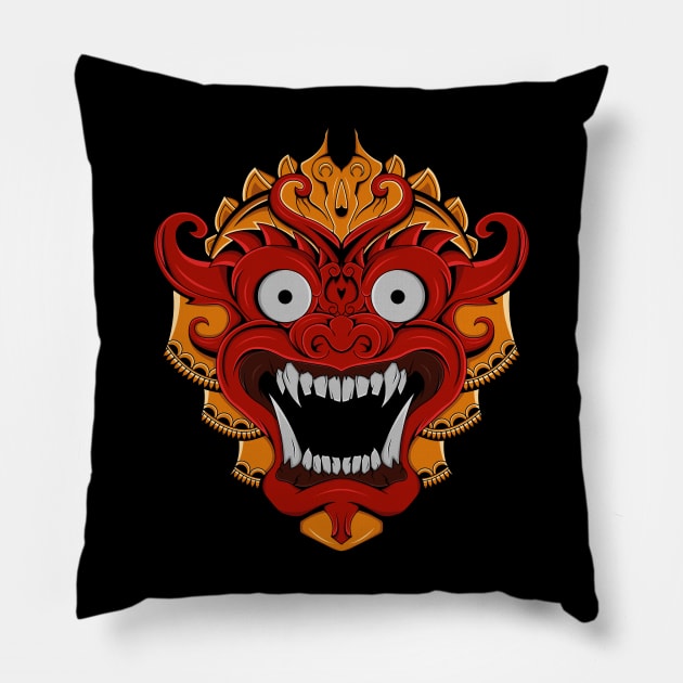 Barong Bali Pillow by Fxs.std