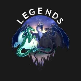 Wings of Fire - Legends - Fathom, Darkstalker, Clearsight T-Shirt