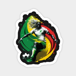 Ghana Soccer Magic Artwork Magnet