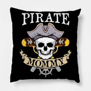 Pirate Mommy Halloween Matching Family Costume Gift Pillow