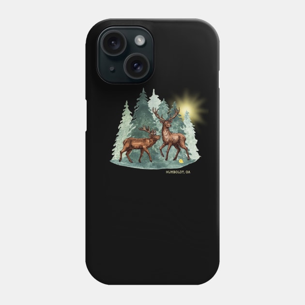 Roosevelt Elk of Humboldt Phone Case by GenXDesigns