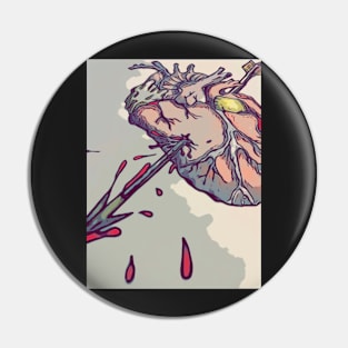 Bleeding heart Pin