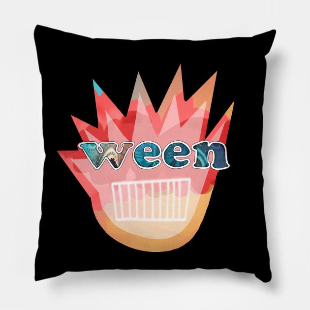 WEEN in pastel Pillow by brooklynmpls