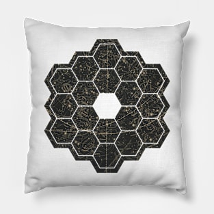 Webb Telescope 1850 Map of the Heavens Pillow