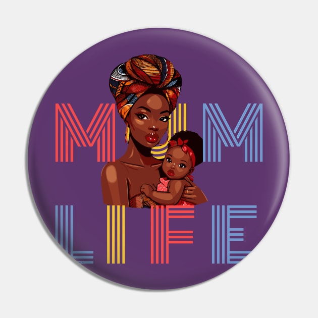 Mum Life Pin by Graceful Designs