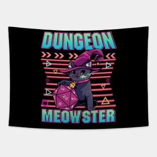 Dungeon Meowster Cute & Funny Gaming Tapestry